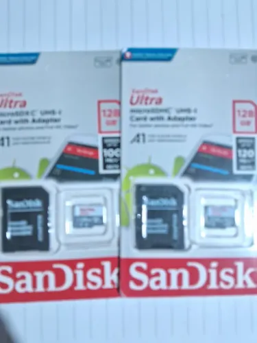 Vendo cartão de memória SanDisk original 128gb novo