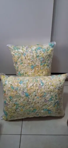 Flocos de espuma para almofadas