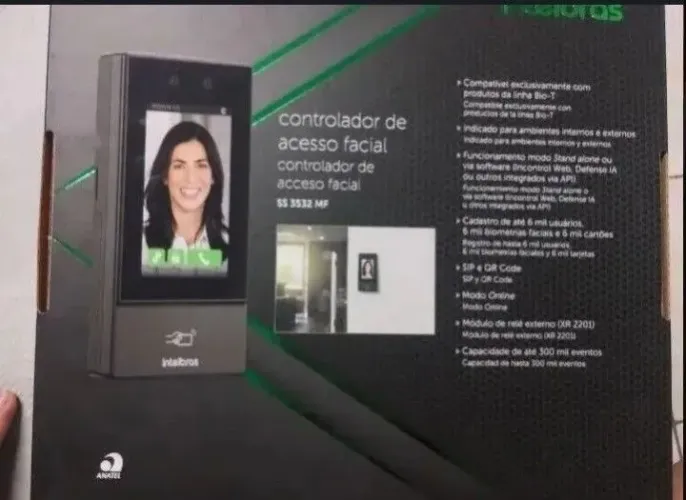 Controlador de acesso facial Intelbras