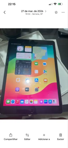 iPad 7 geração (praticamente novo com caixa)