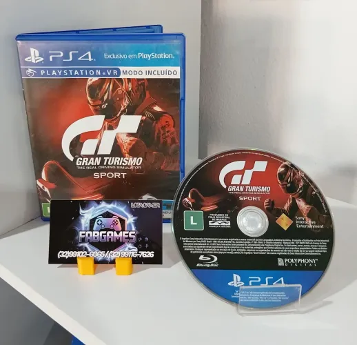 Jogo PS4 Gran Turismo sport. Aqui na LOJA FABGAMES. Loja física