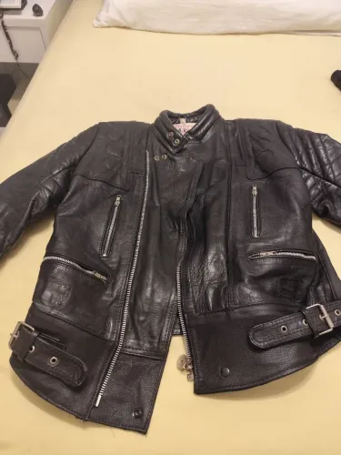 Conjunto de couro importado para motociclista