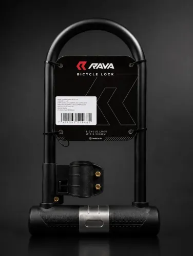 Cadeado Trava U-Lock RAVA para Bicicleta, Bike Elétrica, Portões e Uso Residencial.