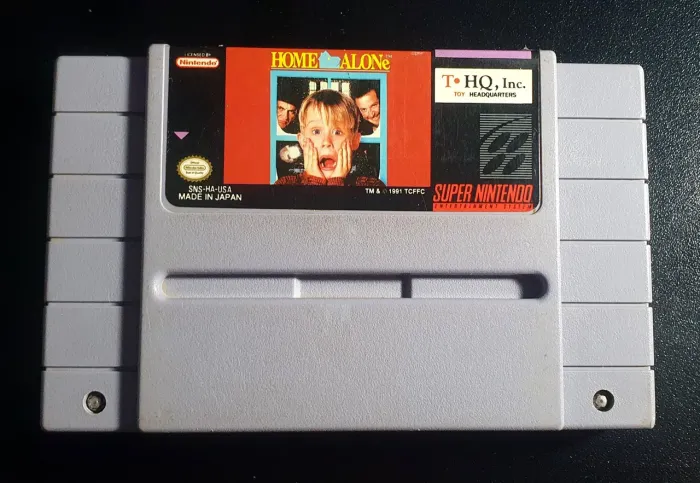 HOME ALONE SNES SUPER NINTENDO ORIGINAL