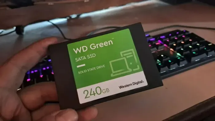 SSD 240gb WD green novo zero, em perfeito estado!