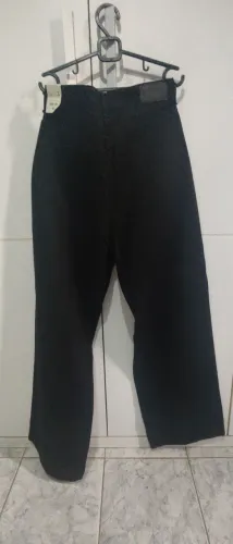 Calça Wide Leg Preta 42 South