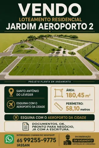 Vendo lote no jardim aeroporto 2