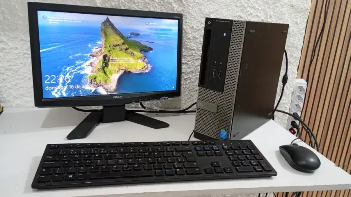 Monitor Acer + Cpu Optiplex 3020 Core I3 16gb 500gb Win10