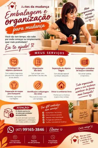 ? Organização Pós-Mudança | Desembalar e Organizar
