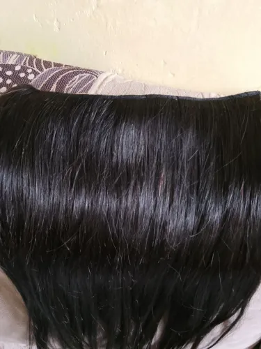 Cabelo humano na tela 