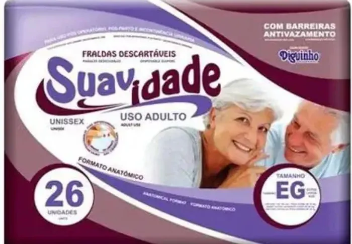 Fraldas Geriátricas lacradas