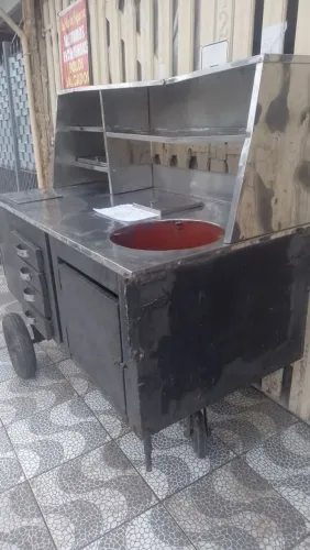 ? VENDO CARRINHO DE PASTEL / LANCHES EM INOX ?