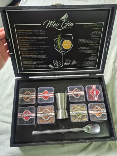 Kit Especiarias para Drinks Meu Gim