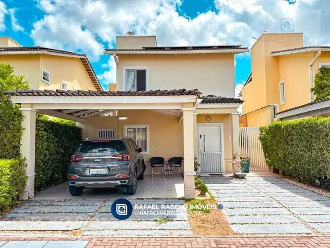 Casa duplex com 03 suítes à venda em Eusébio | Condomínio Grand Jardins.
