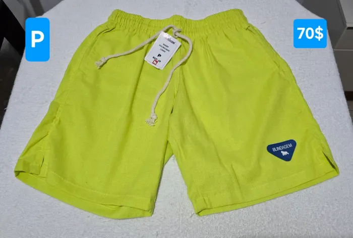 Short linho da Blindagem P original 