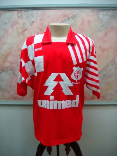 Camisa Futebol Internacional Bebedouro SP (anos 90) Maknyl Jogo Cód. 1808
