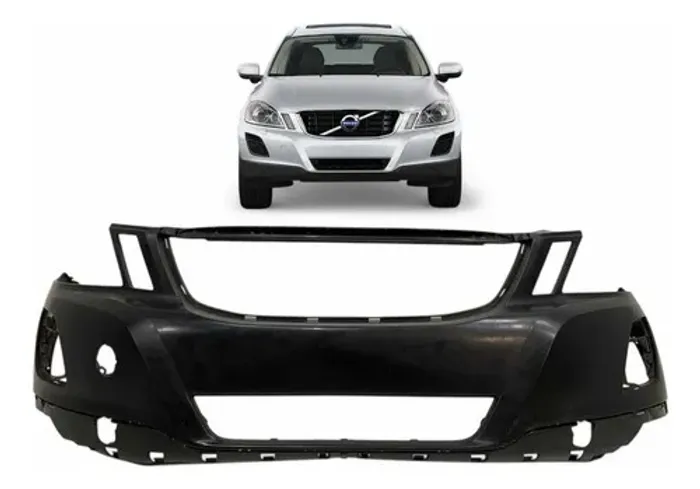 Parachoque Dianteiro Volvo Xc60 2008 A 2013 Original Preto