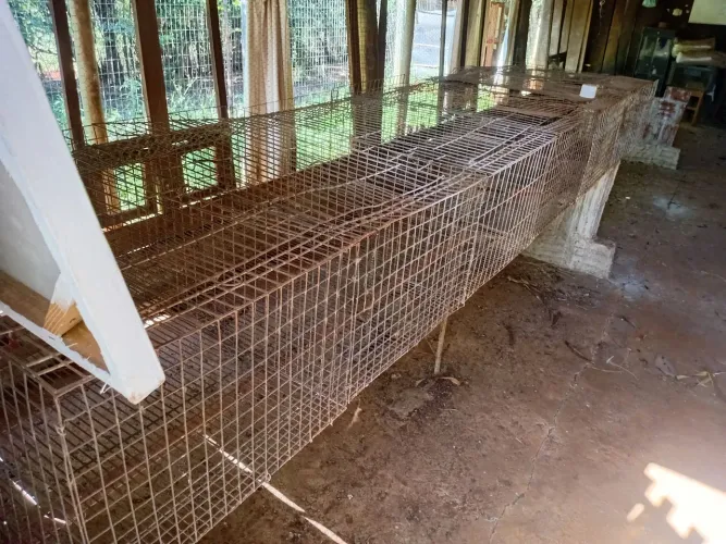 Gaiolas para coelhos , vendo 14 u idades 80x50x40cm. R$600,00. A retirar
