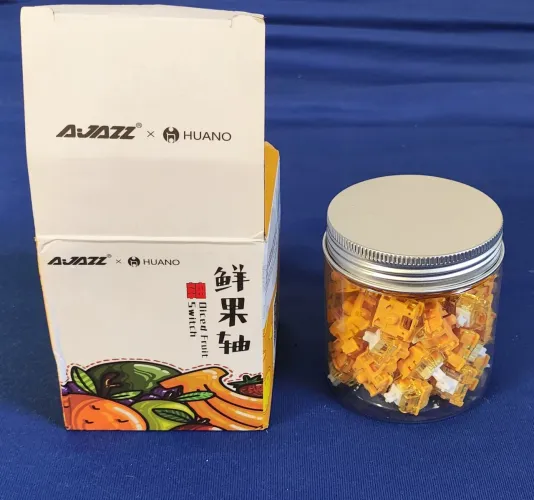 Kit 45 Switches Mecânicos Ajazz x Huano Banana (Novo / Lacrado)