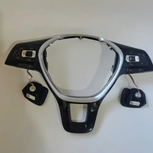 Moldura + Paddle Shift + Comandos do Volante VW Gol/Saveiro/UP/Polo/Virtus... ORIGINAL