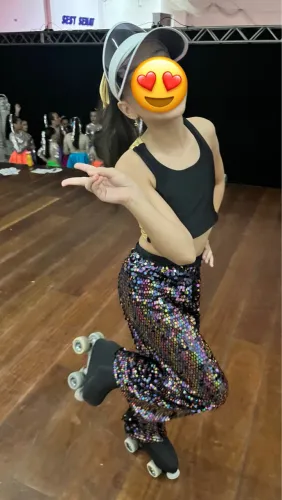 Fantasia Calça de Paetê