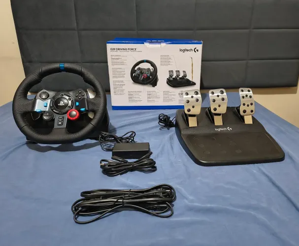 Volante Logitech G29 Driving Force PS/PC - Novo Na Caixa (Abaixo do Mercado)
