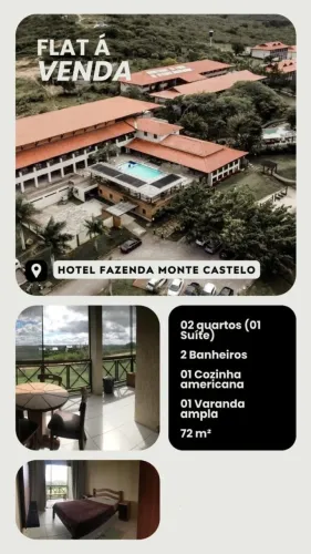 Excelente Flat no Monte Castelo