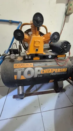Compressor Chiaperini 150L 3HP Profissional - Pouquíssimo Uso