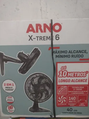 Ventilador Arno X- Treme 6 novo na caixa lacrada.