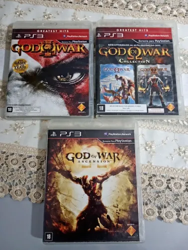 Kit com 3 jogos em ótimo original ps3