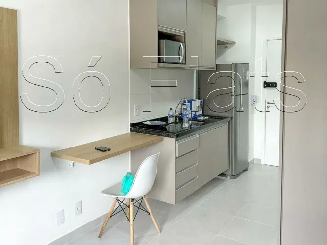 Studio mobiliado à venda Vila Olímpia 24m² próximo Faria Lima e JK