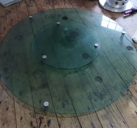 BASE DE MESA - VIDRO TEMPERADO