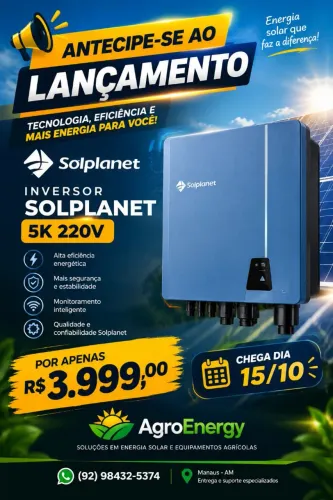 Inversor 4k Solplanet Ongrid energia solar