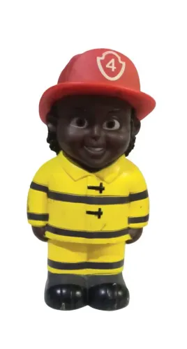 Boneco negro do corpo de bombeiros importado