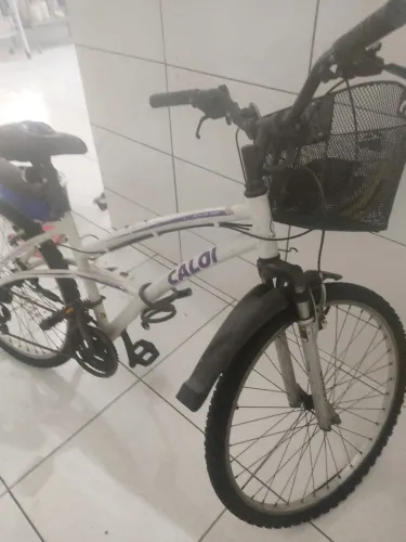 Bicicleta aro 26 feminina toda equipada