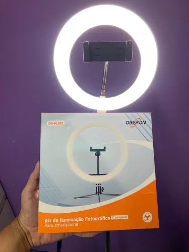 Ring Light 8 Polegadas - Ideal para Selfies e Vídeos - entrega rápida