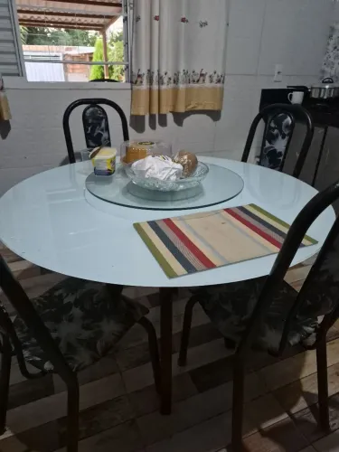 Mesa Vidro Giratória 