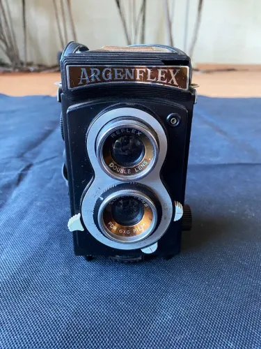 Camera Airesolex Lente Dupla Japonesa 1950