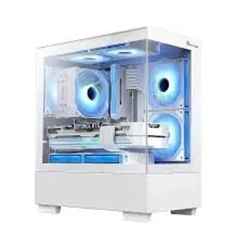 Gabinete Gamer Kyrios Micro Atx 3 Fans Branco Mymax(MCA-K40-WH)