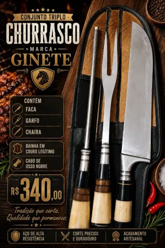 Kit para churrasco 