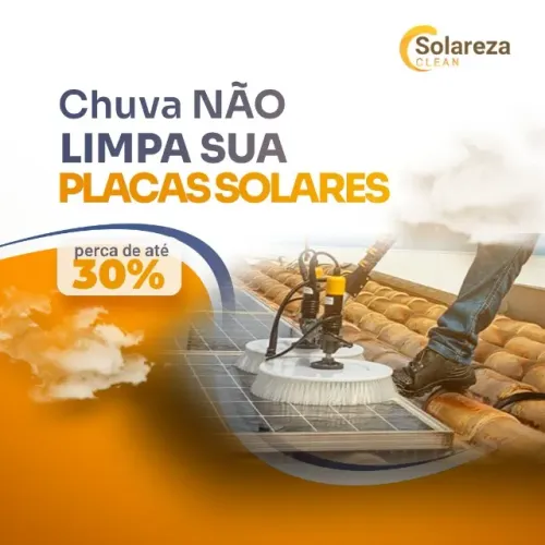 Solareza Clean Limpeza de Placas Solares em Campo Grande MS com Nota Fiscal