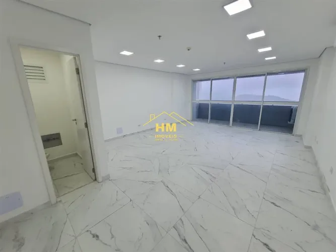 LOCAÇÃO l SALA COMERCIAL l CENTRO SÃO VICENTE l HELBOR OFFICE l COM GARAGEM l AR CONDICION