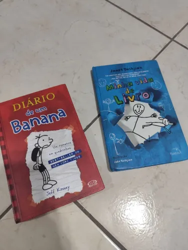 Livro diário de um banana e Minha vida de livro