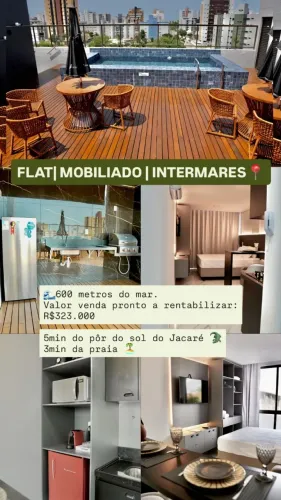 Flat Intermares Chave na Mão a 500 mts do Mar