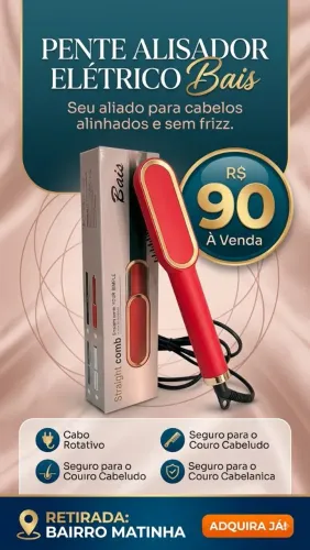 Pente alisadora