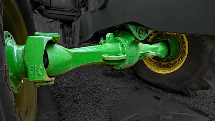 Tração/eixo dianteiro MFWD John Deere