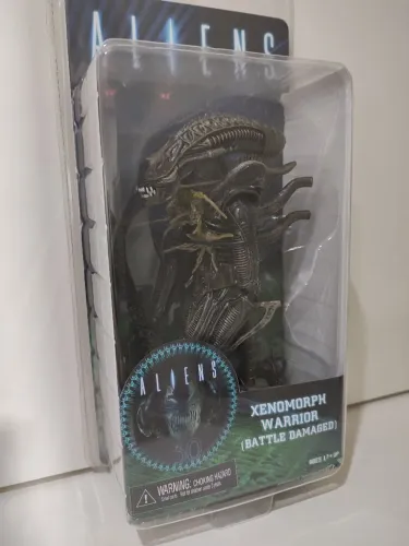 Neca Xenomorph Warrior Battles Damaged 2 Aliens Figura de Ação Colecionável Boneco