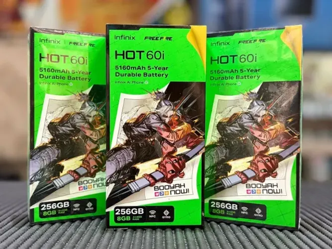 Infinix Hot 60i 256GB ROM +8GB RAM Preto NOVO NA CAIXA