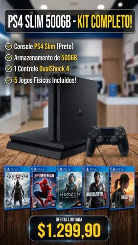 VENDO PS4 ZERO - PRA VENDER RÁPIDO