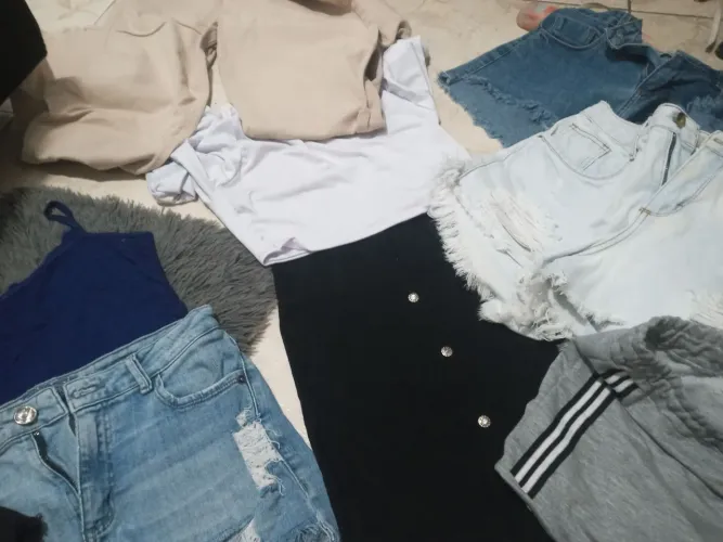 Roupas para bazar calça shorte tamanho 36/38